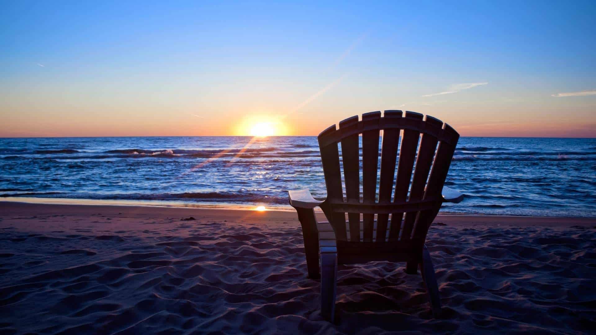 chair on beach - heaven on earth