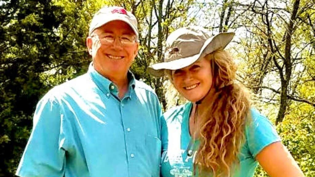 Kimberly Faith and her dad