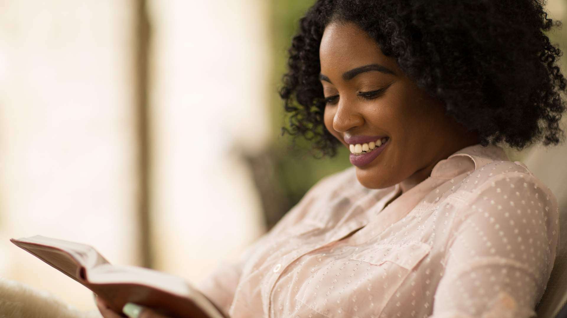 woman reading God's word