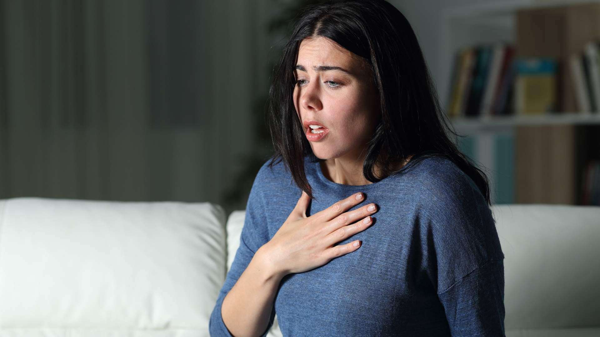 woman suffering with anxiety