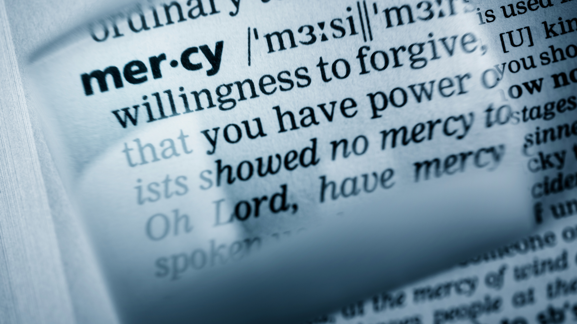 Scripture on mercy