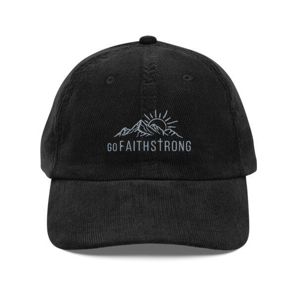 GoFaithStrong Logo Vintage corduroy cap