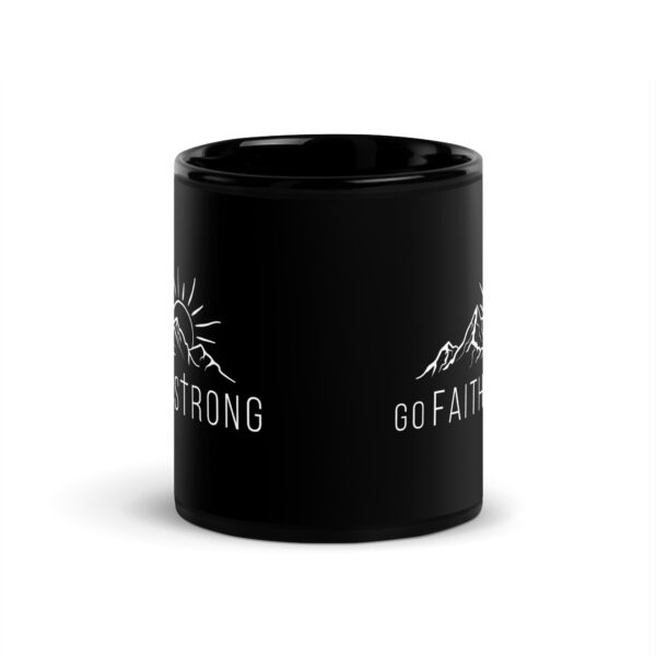GFS Logo Black Glossy Mug - Image 4