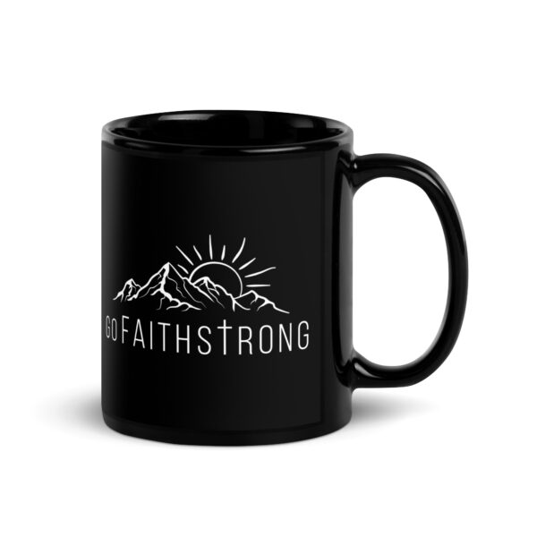 GFS Logo Black Glossy Mug - Image 3