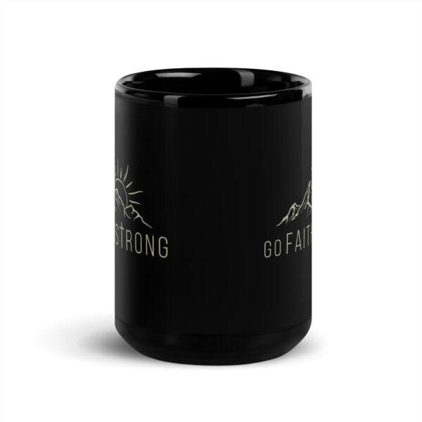 GFS Tan Logo Black Glossy Mug - Image 6
