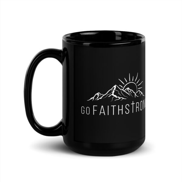 GFS Logo Black Glossy Mug - Image 5