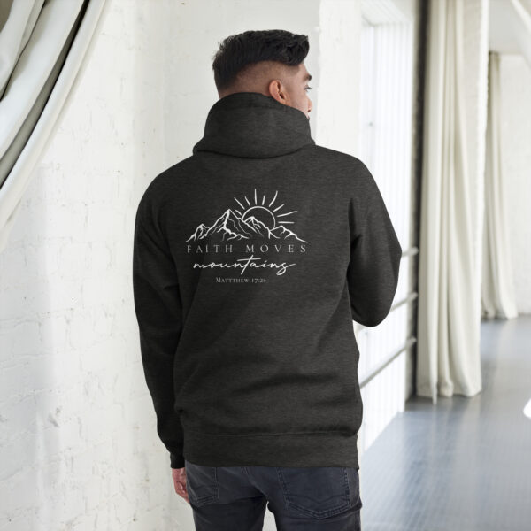 Faith Moves Mountains Unisex Hoodie - Image 9