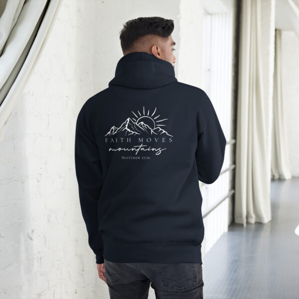 Faith Moves Mountains Unisex Hoodie - Image 7