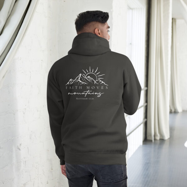Faith Moves Mountains Unisex Hoodie - Image 11