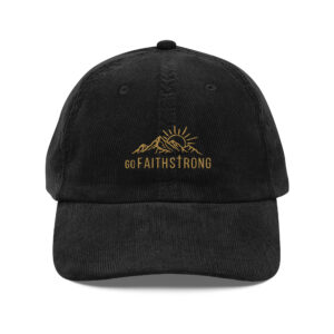 GFS brown logo vintage corduroy cap