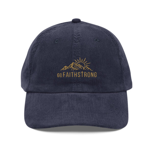 GFS brown logo vintage corduroy cap - Image 5