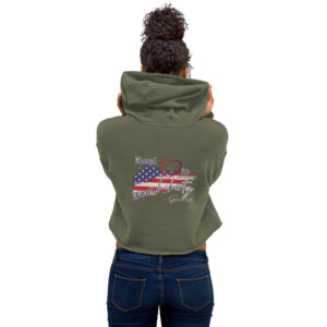 Real Love Woman's Crop Hoodie