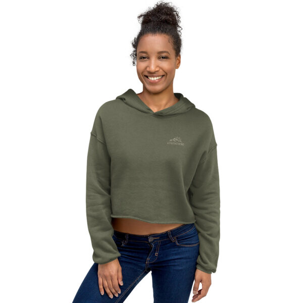 Real Love Woman's Crop Hoodie - Image 4