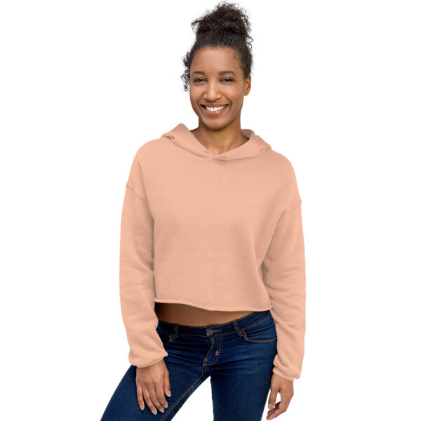 Real Love Woman's Crop Hoodie - Image 7