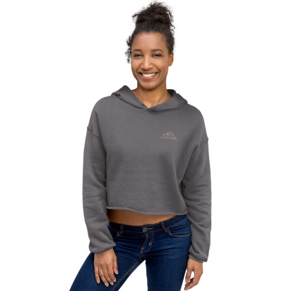 Real Love Woman's Crop Hoodie - Image 5