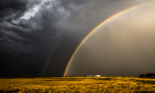 God enteres storm alone