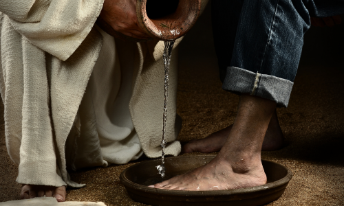 Jesus washed disciples feet (1)
