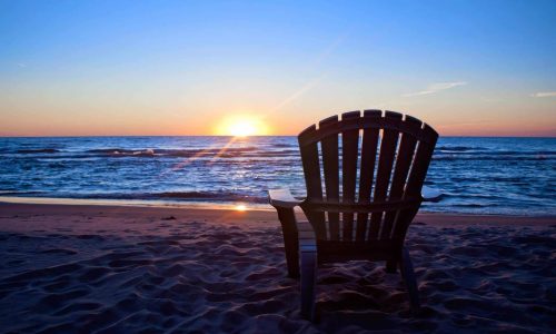 chair on beach - heaven on earth