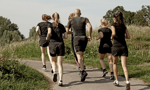 friends running unity