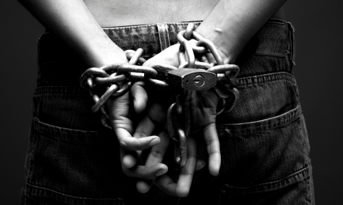 hands in chains