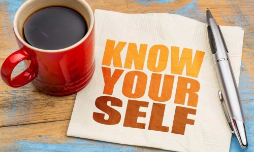 know yourself napkin