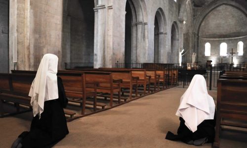 Nuns living the holy life