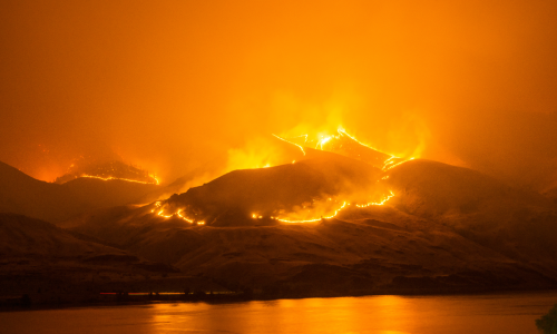 volcano fire