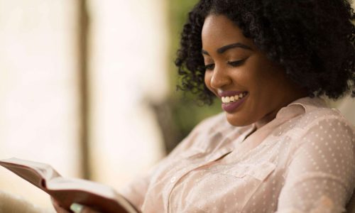 woman reading God's word