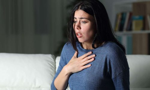 woman suffering with anxiety